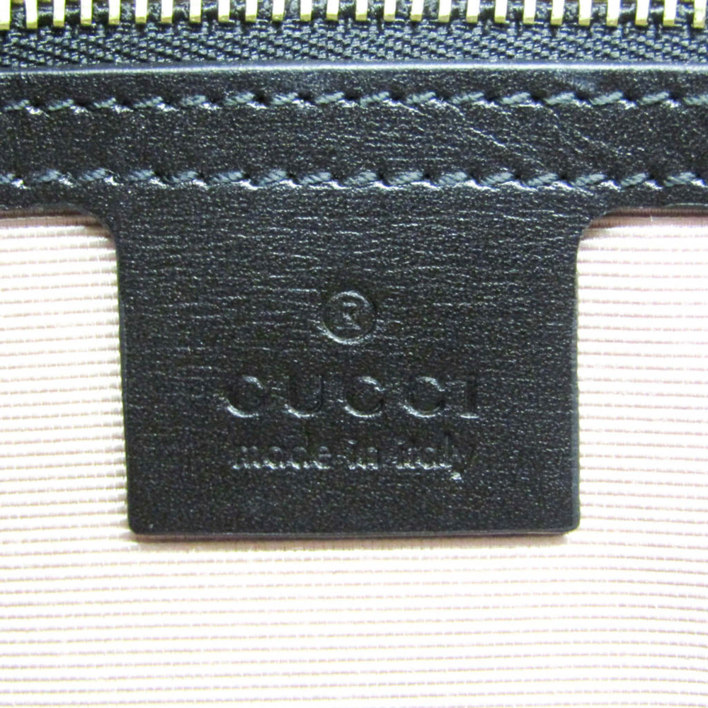 GUCCI Authentic Black Leather Shoulder Bag - Picture 12 of 14
